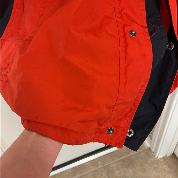 Chaps Vibrant Red and Black Hooded Jacket - Picture 4 of 6